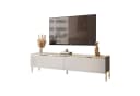 Lookway Lowboard AURORA Kaschmir TV-Schrank mit Goldakzenten Bild 2