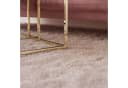 Lookway Couchtisch YOSHI GLASS 2in1 mit goldenem Chromgestell Bild 5