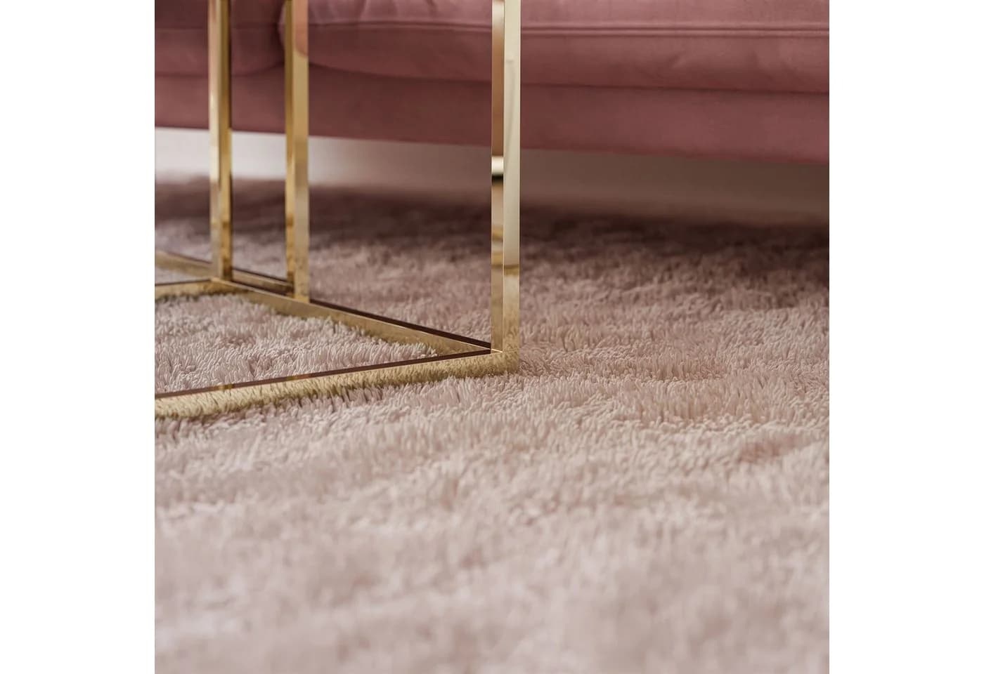 Lookway Couchtisch YOSHI GLASS 2in1 mit goldenem Chromgestell - Bild 5
