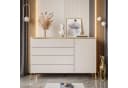 Lookway Kommode AURORA 4S1D Anrichte Kaschmir Gold Bild 3