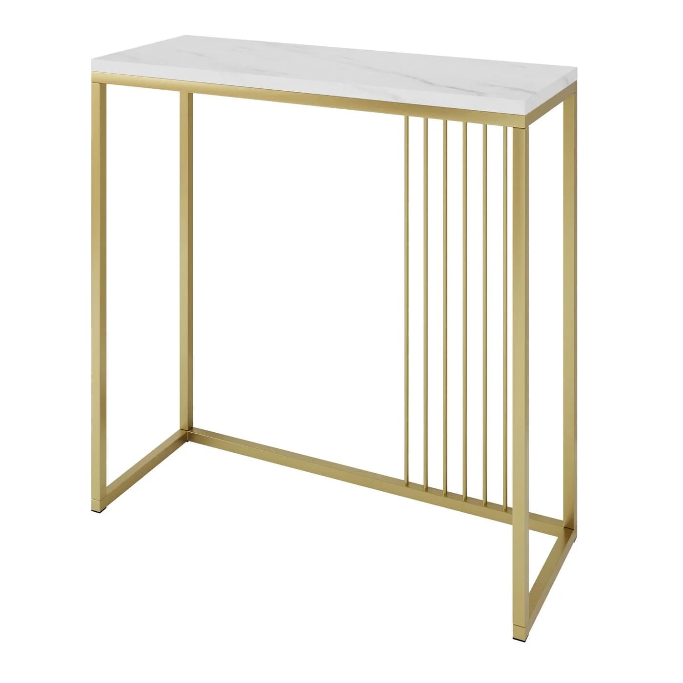 Lookway Konsolentisch PRIME Weiß Metallgestell MDF-Platte - Bild 2