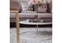 Lookway Couchtisch CIRI GLASS Rund Weiß Glas Bild 4