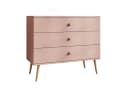 Lookway Highboard HARMONY 3S Kommode Rosa Skandinavisch Bild 2