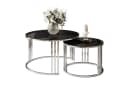 Lookway Couchtisch LORI 2in1 GLASS 2er Set Bild 2