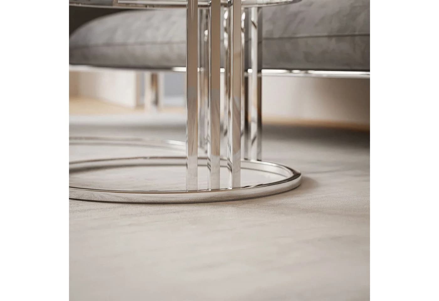 Lookway Couchtisch LORI 2in1 GLASS 2er Set - Bild 4