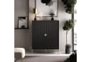 Lookway Kommode DALIA 2D Schwarz mit Riffel-Front Bild 3