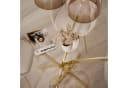 Lookway Esstisch CRISTAL 100 cm Glas Runder Tisch Gold/Silber Bild 4