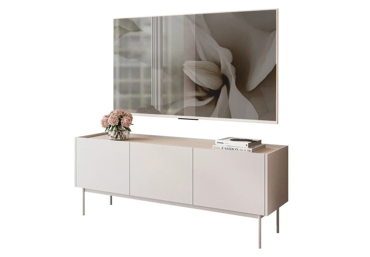 Lookway Lowboard ESSENCE TV Schrank Kaschmir Eiche Modern - Bild 2