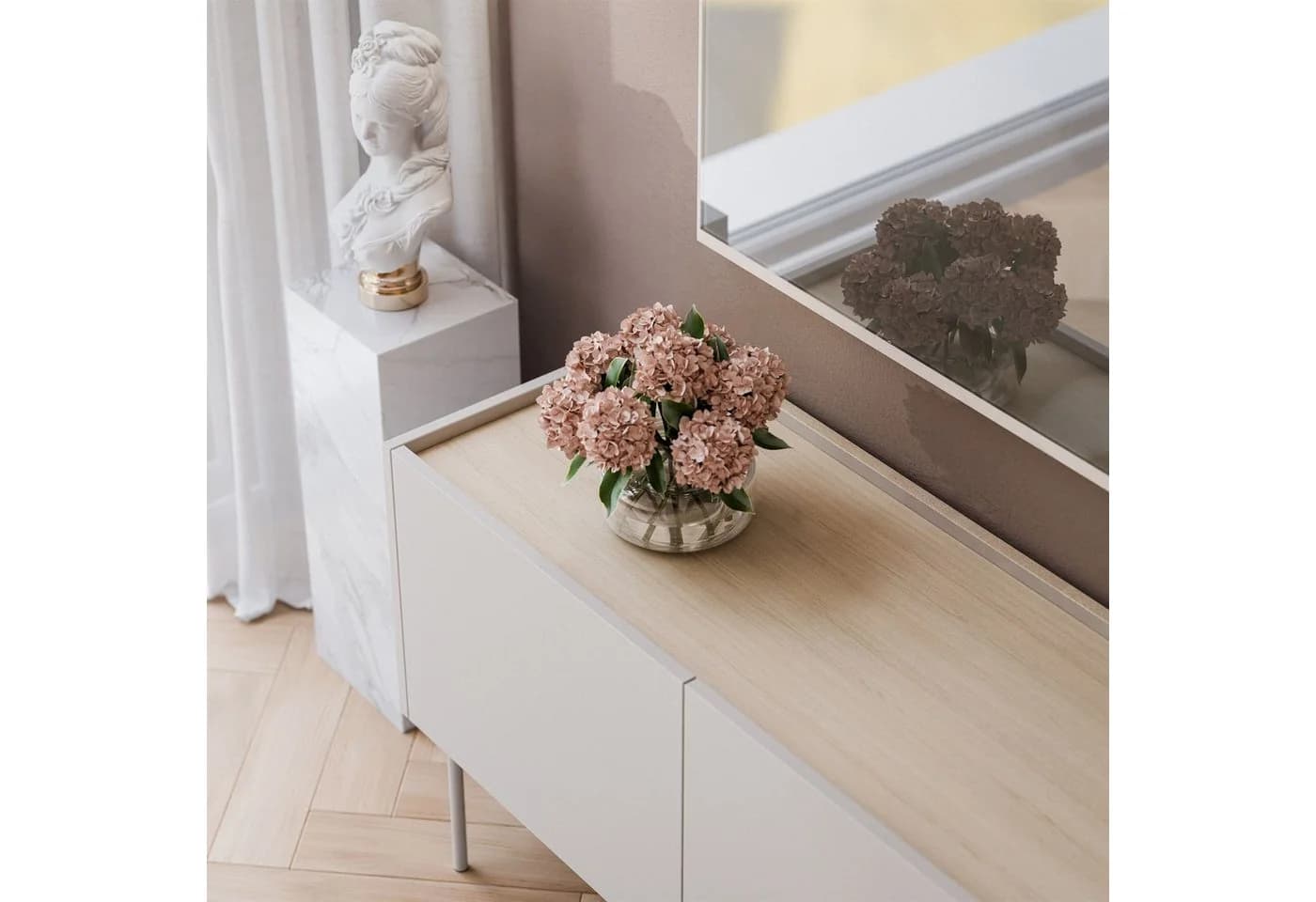 Lookway Lowboard ESSENCE TV Schrank Kaschmir Eiche Modern - Bild 5