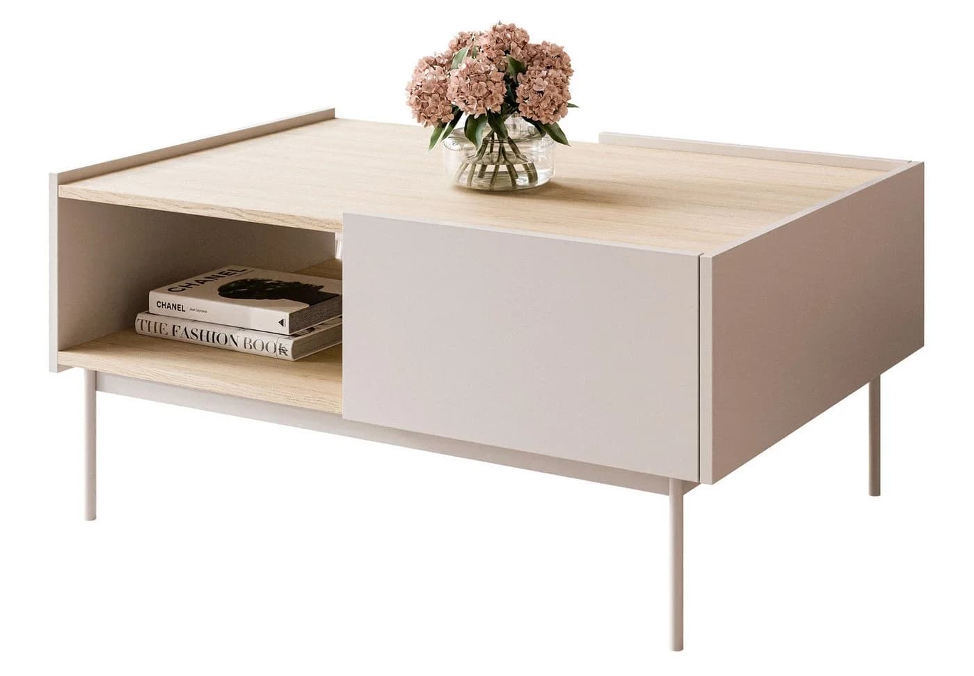 Lookway Couchtisch ESSENCE L97 mit Schublade Kaschmir Eiche - Bild 2