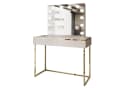 Lookway Schminktisch AURORA GOLD ELITE Kaschmir mit LED-Spiegel Bild 2