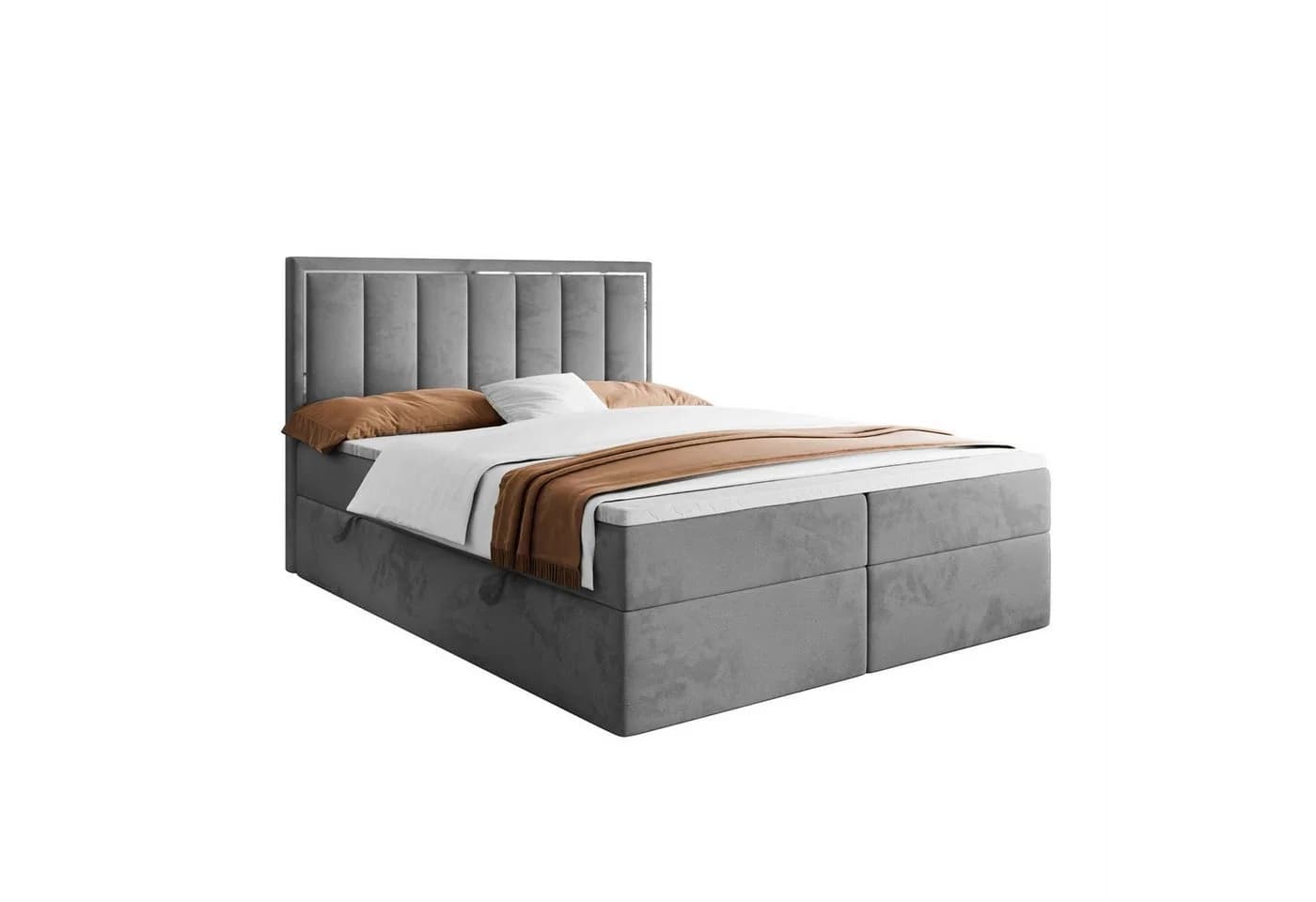 Lookway Boxspringbett AURELIA mit Bettkästen und Topper - Bild 4