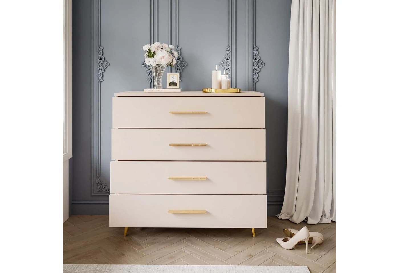Lookway Kommode AURA KASCHMIR 4S mit LED-Beleuchtung - Bild 4