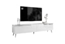 Lookway TV-Schrank AURORA SILVER Weiß Hochglanz LED Bild 2
