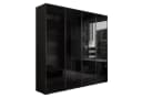 Lookway Kleiderschrank SANDBOX MODERN 200 Schwarzgrau Glas Bild 2