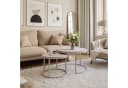 Lookway CIRI Couchtisch 2in1 Set Matt Kaschmir Stapelbar Bild 1