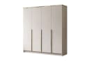 Lookway Kleiderschrank AURORA 4D Kaschmir Beige/Gold Vier-Türer Bild 2