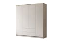 Lookway Kleiderschrank AURORA 4D2SZ Beige/Gold Push-to-Open Bild 2