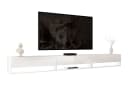 Lookway Lowboard CALANTE 270 cm Hängeschrank mit LED-Beleuchtung Weiß Hochglanz Bild 2