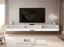Lookway Lowboard CALANTE 270 cm Hängeschrank mit LED-Beleuchtung Weiß Hochglanz Bild 4