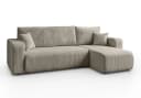 Lookway Ecksofa PRESTIGE L-Form Couch mit Bettfunktion und Bettkasten Beige Bild 3