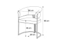 Lookway Polsterstuhl MOUNIR SILVER Verchromtes Gestell Bild 5
