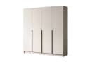 Lookway Kleiderschrank AUREL 4D Beige Vierflügel mit Spiegel Bild 2