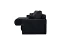 Lookway Ecksofa CLOUD Schwarz mit Schlaffunktion und Bettkasten Bild 4