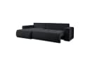 Lookway Ecksofa CLOUD Schwarz mit Schlaffunktion und Bettkasten Bild 5