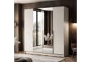 Lookway Kleiderschrank AUREL 4D Kaschmir mit Spiegel und Schubladen Bild 1