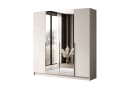 Lookway Kleiderschrank AUREL 4D Kaschmir mit Spiegel und Schubladen Bild 2