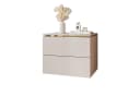 Lookway Nachttisch AURORA II Hängend Beige mit LED Bild 2