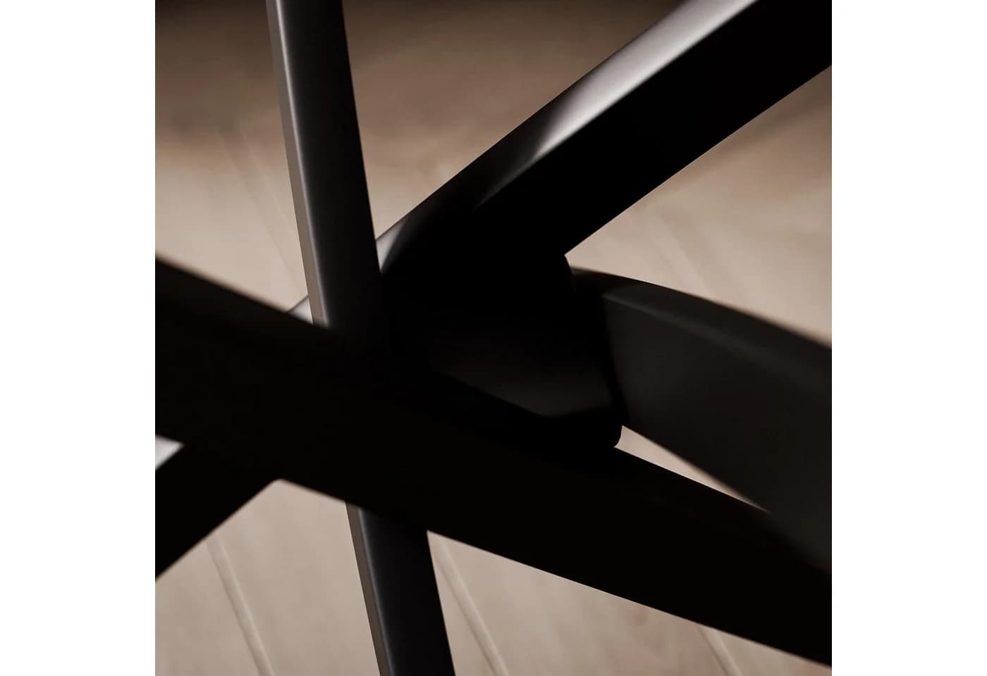 Lookway Couchtisch BEIRA Glasplatte 60cm Schwarz/Gold/Silber - Bild 5