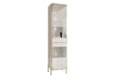 Lookway Glasvitrine AURORA Weiß mit LED-Beleuchtung Bild 2