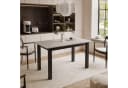 Lookway ARTON Ausklappbarer Tisch Beige/Schwarz 140-195 cm Bild 1