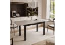 Lookway ARTON Ausklappbarer Tisch Beige/Schwarz 140-195 cm Bild 3