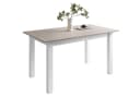 Lookway ARTON Ausklappbarer Esstisch Weiß/Beige 140-195 cm Bild 2