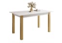 Lookway Esstisch ARTON GOLD Ausziehbar Weiß Gold Bild 2