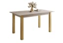 Lookway Esstisch ARTON GOLD Ausziehbar Beige Gold Metall Bild 2