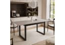 Lookway ARTON II Esstisch ausziehbar Schwarz/Beige Modern Industrial Bild 3