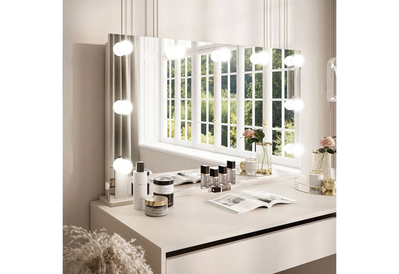 Lookway Schminkspiegel MADA ELITE mit LED Beleuchtung Beige - Bild 3