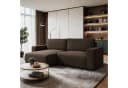 Lookway Ecksofa OPERA L-Form mit Bettfunktion und Bettkasten Braun Cord Bild 1