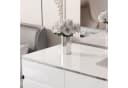 Lookway Schreibtisch AURORA SILVER mit Schubladen Hochglanz Bild 5