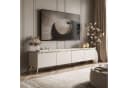 Lookway TV-Schrank CELINE Kaschmir Gold LED Bild 3