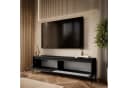 Lookway TV-Schrank YASUMI Schwarz mit Push-to-Open-System Bild 3