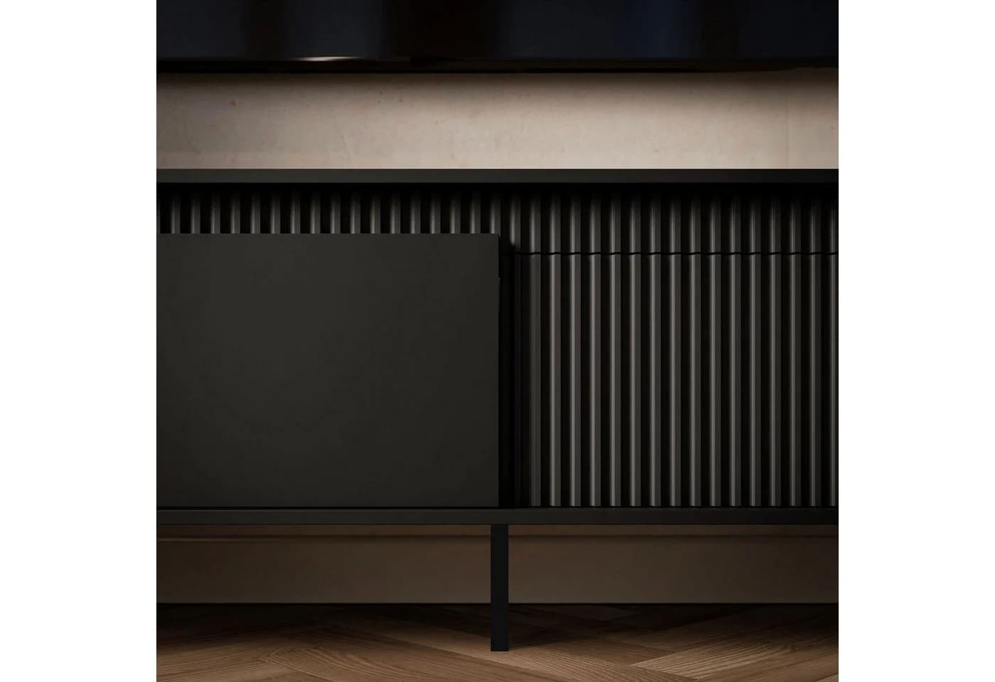 Lookway TV-Schrank YASUMI Schwarz mit Push-to-Open-System - Bild 5