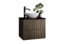 HIKARI Badmöbel-Set 60 cm Hängeschrank mit Aufsatzwaschbecken Bild 2
