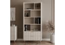Lookway Standregal SCARLETT mit Schubladen Beige/Gold Bild 1