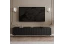Lookway TV-Schrank SCARLETT 2D Schwarz Gold Metallbeine Bild 1