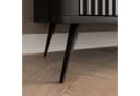 Lookway TV-Schrank SCARLETT 2D Schwarz Gold Metallbeine Bild 5